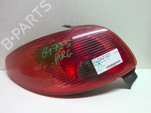 Used Left taillight PEUGEOT 206 Hatchback (2A/C) 1.4 HDi eco 70 (68 hp) 18227466