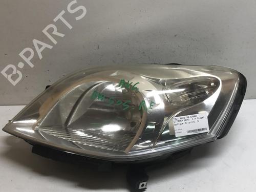 Used Left headlight Left headlight CITROËN NEMO Box Body/MPV (AA_) 1.4 HDi (68 hp) 18210278 18210278