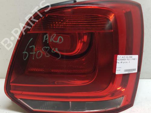 Used Right taillight VW POLO V (6R1, 6C1) 1.6 TDI (75 hp) 18207823