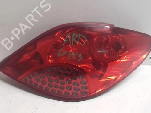 Used Right taillight PEUGEOT 207 (WA_, WC_) 1.6 HDi (90 hp) 18225034