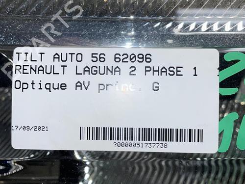 Used Left headlight Left headlight RENAULT LAGUNA II (BG0/1_) 1.8 16V (BG04, BG0B, BG0C, BG0V) (117 hp) 18208520 18208520