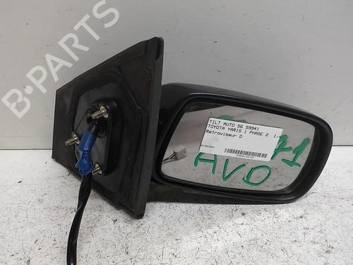 Right mirror TOYOTA YARIS (_P1_) 1.4 D-4D (NLP10_, NLP10R) | BP18211380C27 
