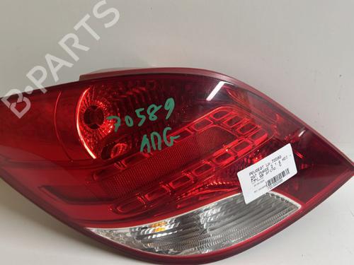 Used Left taillight PEUGEOT 207 (WA_, WC_) 1.4 HDi (68 hp) 19538067