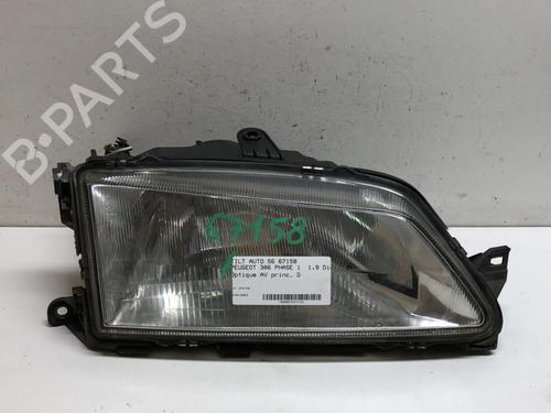 Used Right headlight PEUGEOT 306 Hatchback (7A, 7C, N3, N5) 1.9 D (68 hp) 18223198