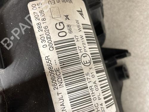 Left headlight RENAULT MEGANE III Hatchback (BZ0/1_, B3_) 1.5 dCi (BZ09, BZ0D, BZ1W, BZ29, BZ14) | BP29174105C28 