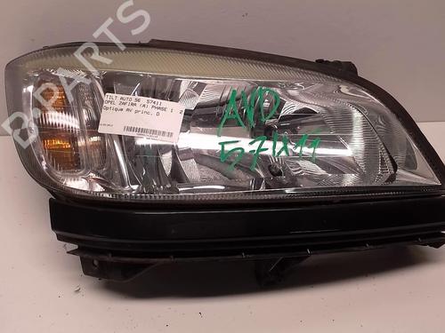 Højre forlygte OPEL ZAFIRA A MPV (T98) 2.2 16V (F75) (147 hp) 18225367