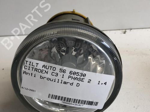 Højre Foran Tågelygte CITROËN C3 I (FC_, FN_) 1.4 HDi (68 hp) 18220628