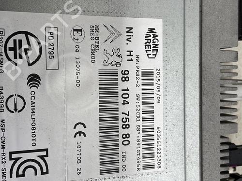 Used Radio Radio PEUGEOT 308 SW II (LC_, LJ_, LR_, LX_, L4_) 1.6 BlueHDi 120 (120 hp) 28541216 28541216