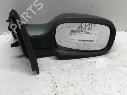 Used Right mirror RENAULT CLIO III (BR0/1, CR0/1) 1.4 16V (98 hp) 18220971