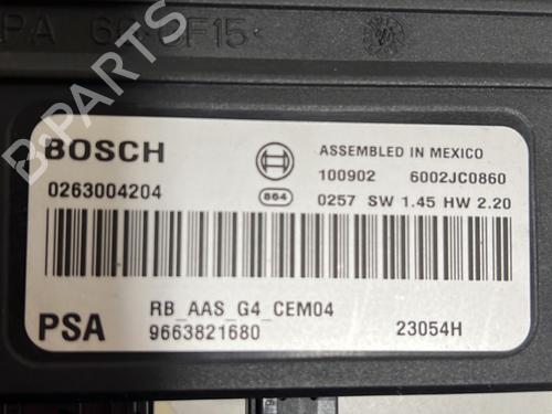 Elektronisk modul CITROËN BERLINGO MULTISPACE (B9) 1.6 HDi 90 | BP21489035M83 