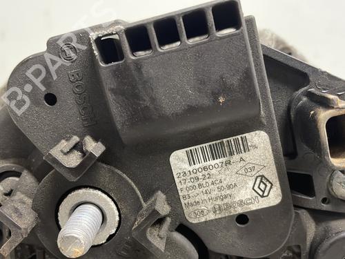 Used Alternator Alternator RENAULT TWINGO III (BCM_, BCA_) 0.9 TCe 90 (BCM9, BCM2) (90 hp) 31649217 31649217