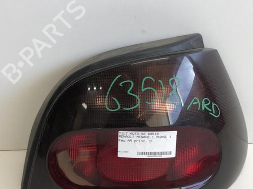 Used Right taillight RENAULT MEGANE I (BA0/1_) 1.6 e (BA0F, BA0S) (90 hp) 18224244