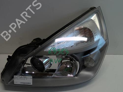 Left headlight RENAULT ESPACE IV (JK0/1_) 3.0 dCi (JK0J, JK0V) | BP18208376C28