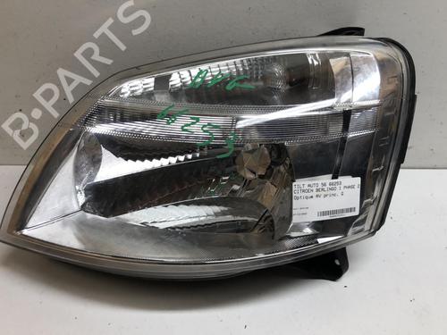 Used Left headlight CITROËN BERLINGO / BERLINGO FIRST Box Body/MPV (M_) 1.6 HDI 75 (MB9HW) (75 hp) 18223392