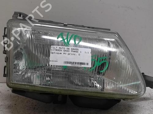 Højre forlygte CITROËN SAXO (S0, S1) 1.1 X, SX (60 hp) 18232315