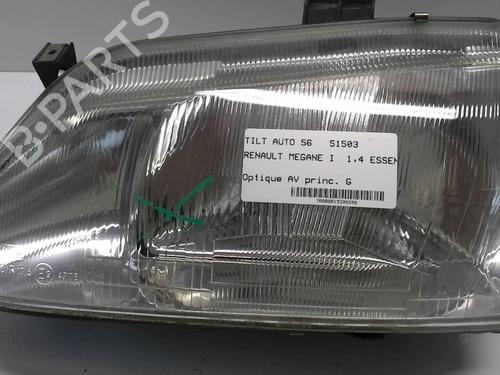 Used Left headlight Left headlight RENAULT MEGANE I (BA0/1_) 1.4 e (BA0E, BA0V) (75 hp) 18219277 18219277