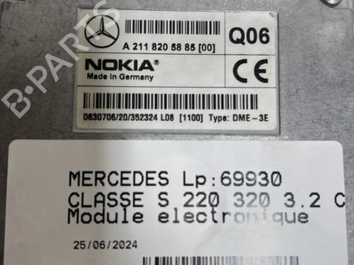 Electronic module MERCEDES-BENZ S-CLASS (W220, V220) S 320 CDI (220.025, 220.125) | BP18530276M83