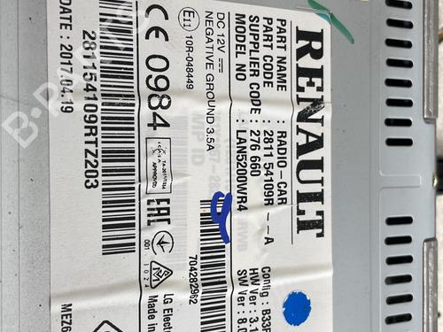 Radio RENAULT CAPTUR I (J5_, H5_) 1.5 dCi 90 (J5N4, J5M5, J5MW, J5M6, J5AL, J5AJ) | BP29972442E6