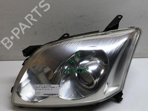 Used Left headlight TOYOTA AVENSIS (_T25_) 1.8 VVT-i (ZZT251_, ZZT251R) (129 hp) 18212855
