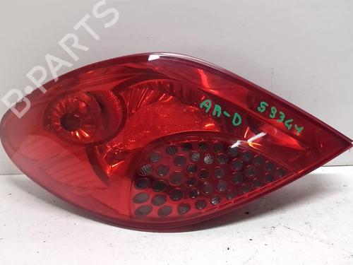 Used Right taillight PEUGEOT 207 (WA_, WC_) 1.6 HDi (90 hp) 18215202