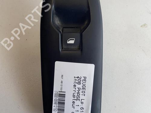 Used Right front window switch PEUGEOT 208 I (CA_, CC_) 1.6 HDi (92 hp) 18221020