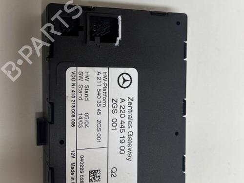 Electronic module MERCEDES-BENZ S-CLASS (W220, V220) S 320 CDI (220.025, 220.125) | BP18530274M83 