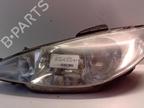 Used Left headlight Left headlight PEUGEOT 206 Hatchback (2A/C) 1.4 HDi eco 70 (68 hp) 18225447 18225447