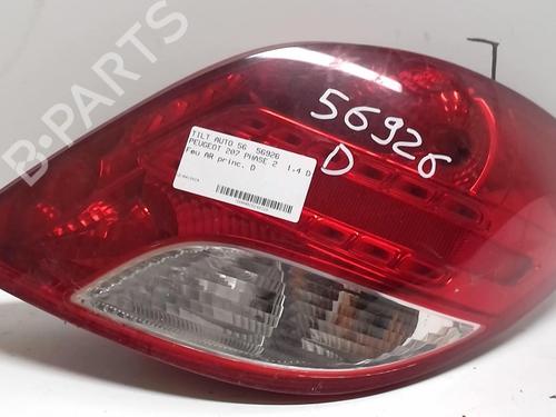 Used Right taillight PEUGEOT 207 (WA_, WC_) 1.4 HDi (68 hp) 18211962