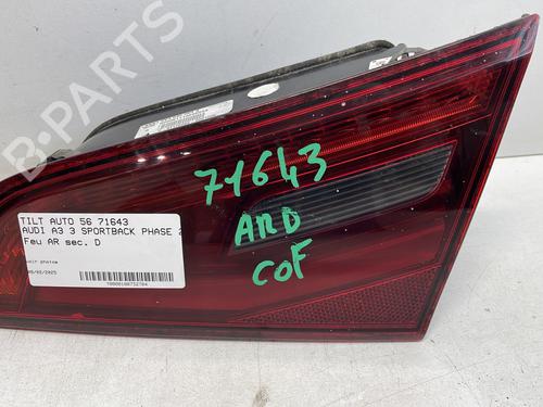 Used Right tailgate light AUDI A3 Sportback (8VA, 8VF) 2.0 TDI (150 hp) 23762432