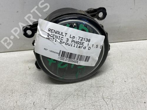 Used Right front fog light RENAULT SCÉNIC III (JZ0/1_) 1.5 dCi (110 hp) 25623498