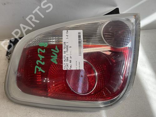 Used Left taillight FIAT 500 (312_) 1.2 (312AXA1A) (69 hp) 24593842