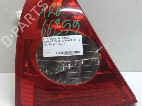 Venstre baglygte RENAULT CLIO II (BB_, CB_) 1.2 (BB0A, BB0F, BB10, BB1K, BB28, BB2D, BB2H, CB0A,... (58 hp) 18219904