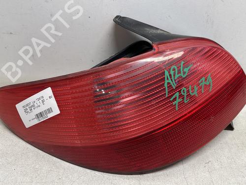 Used Left taillight PEUGEOT 206 Hatchback (2A/C) 1.9 D (69 hp) 25623283
