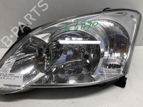 Used Left headlight TOYOTA COROLLA (_E12_) 1.4 VVT-i (ZZE120_, ZZE120R) (97 hp) 18227703