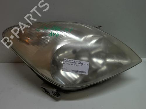 Right headlight TOYOTA COROLLA Verso (_E12_) 2.0 D-4D (CDE120_, CDE120R) | BP18213835C29 