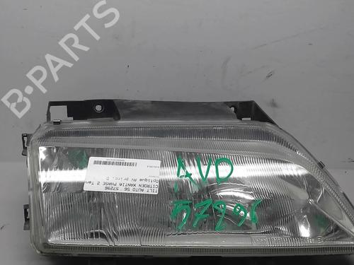 Used Right headlight CITROËN XANTIA (X1_, X2_) 2.0 HDI 90 (90 hp) 18225386