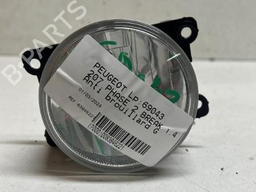 Used Left front fog light Left front fog light PEUGEOT 207 SW (WK_) 1.4 16V (95 hp) 18222524 18222524