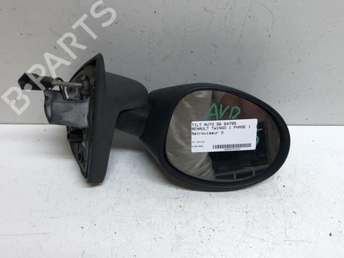 Used Right mirror RENAULT TWINGO I (C06_) 1.2 (C066, C068) (58 hp) 18217168