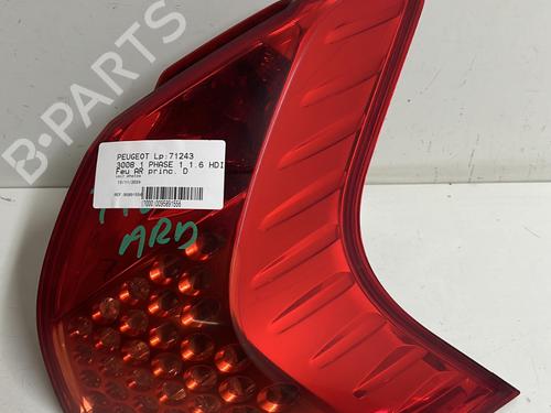 Right taillight PEUGEOT 3008 I MPV (0U_) 1.6 HDi | BP21171140C35