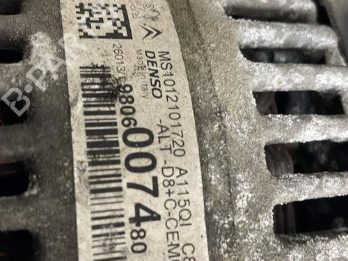 Used Alternator Alternator CITROËN C3 II (SC_) 1.2 VTi 82 (82 hp) 30389018 30389018