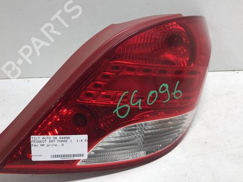 Right taillight PEUGEOT 207 (WA_, WC_) 1.4 | BP18227694C35 