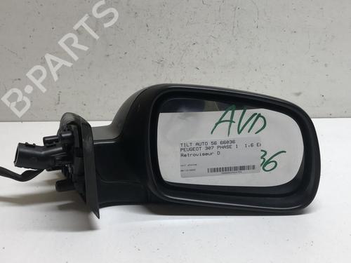Used Right mirror PEUGEOT 307 (3A/C) 1.6 16V (109 hp) 18207987