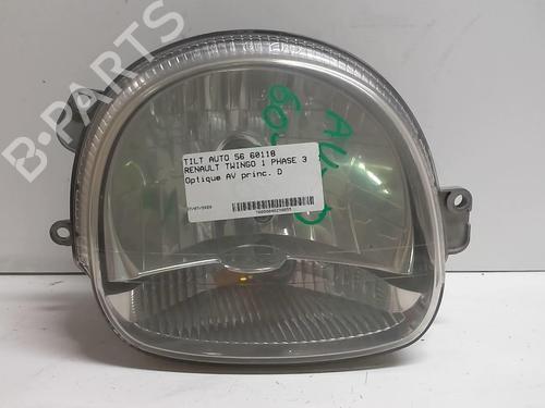 Used Right headlight RENAULT TWINGO I (C06_) 1.2 16V (C06C, C06D, C06K) (75 hp) 18214968