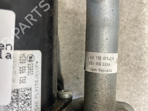 Used Front wipers mechanism Front wipers mechanism VW POLO VI (AW1, BZ1, AE1) 1.0 MPi (80 hp) 34454774 34454774