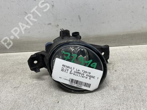 Venstre  Fortil Tågelygte RENAULT CLIO II (BB_, CB_) 1.2 (BB0A, BB0F, BB10, BB1K, BB28, BB2D, BB2H, CB0A,... (58 hp) 29022949