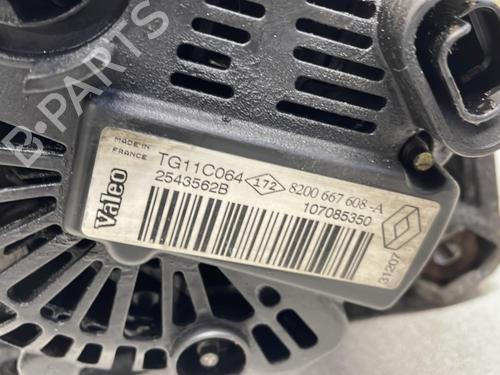 Alternator RENAULT CLIO II (BB_, CB_) 1.5 dCi (B/C2J) | BP27186303M7 