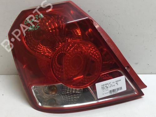 Used Left taillight CHEVROLET AVEO / KALOS Hatchback (T250, T255) 1.2 (72 hp) 18210407