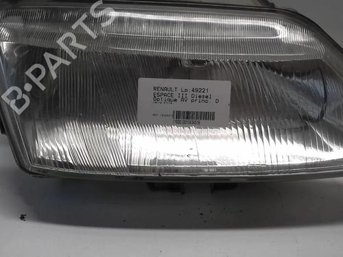 Used Right headlight Right headlight RENAULT ESPACE III (JE0_) 2.2 12V TD (JE0E, JE0H, JE0P) (113 hp) 18209324 18209324