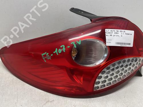 Used Left taillight PEUGEOT 206+ (2L_, 2M_) 1.1 (60 hp) 25844624