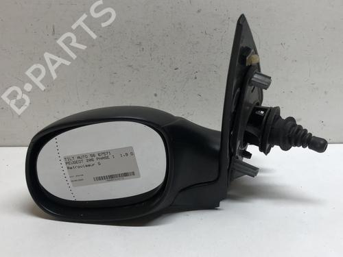 Used Left mirror PEUGEOT 206 Hatchback (2A/C) 1.9 D (69 hp) 18212925